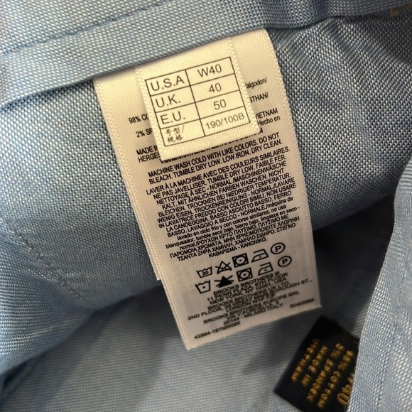 Brooks Brothers Khaki Shorts Size 40 NWT - Picture 10 of 10